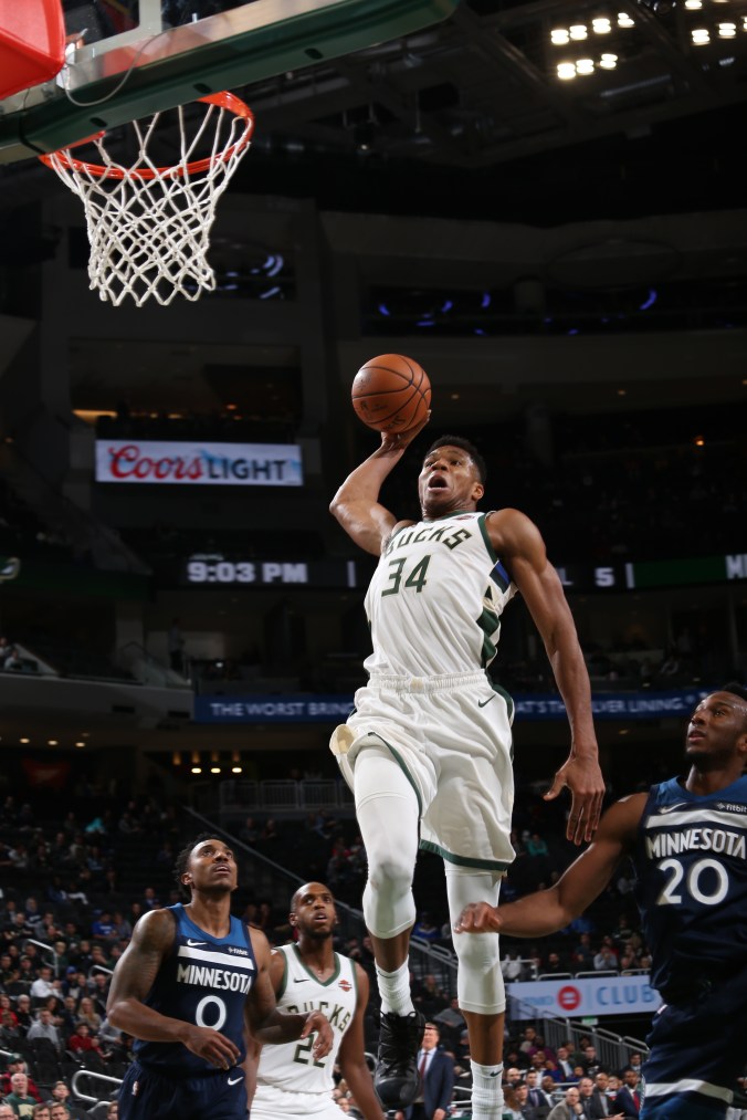 Minnesota Timberwolves v Milwaukee Bucks